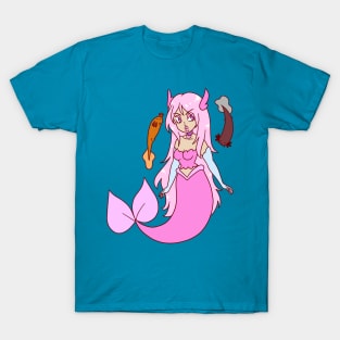 Axolotls and Mermaid T-Shirt